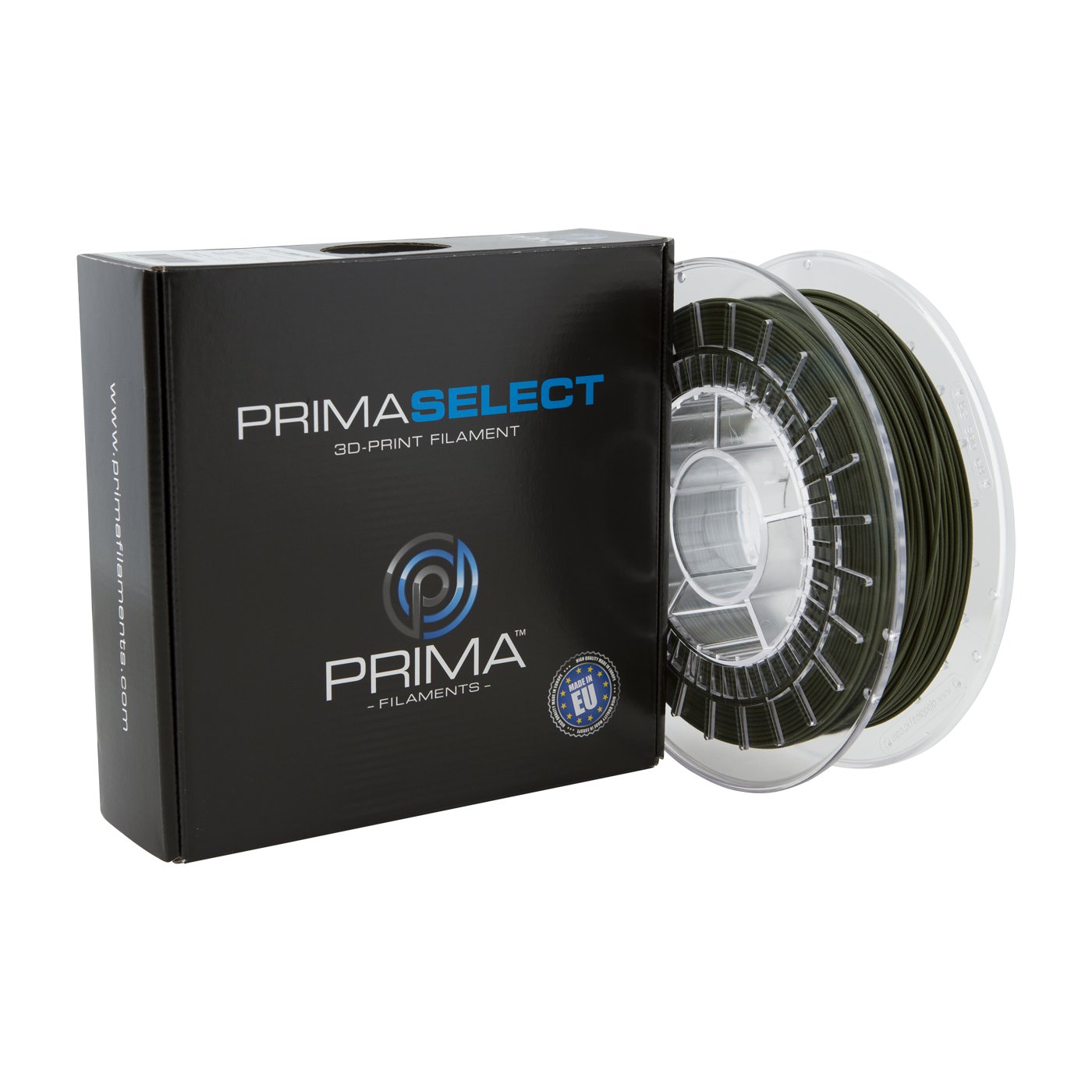 Prima Filaments Filament de carbone PrimaSelect PS-CB-175-0500-AG - 1,75 mm - 500 g - Vert militaire