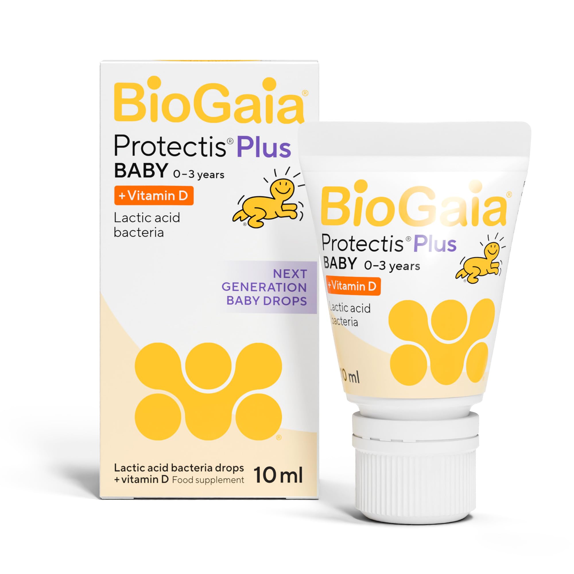 BioGaia Protectis Plus Baby Drops VitD | Next Generation Formula | 10 ml