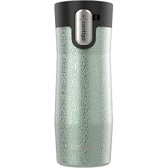 Contigo Autoseal West Loop Stainless Steel Vacuum Insulated Travel Mug with Easy Clean Lid 400ml