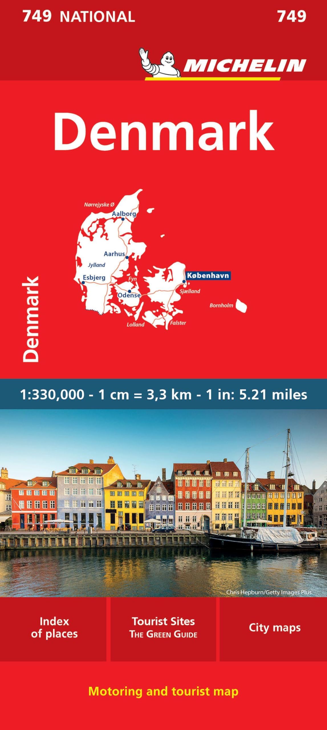 Denmark - Michelin National Map 749 : Map