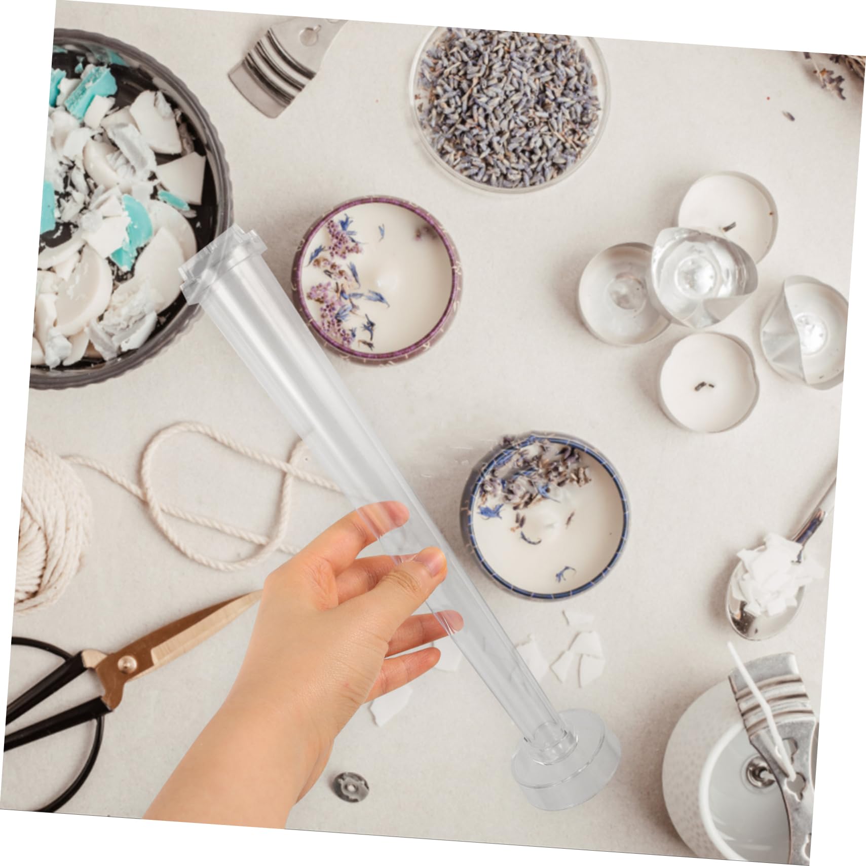 4piezas Molde De Vela Para Diy De Molde De Fundición Para Velas Cónicas Para Manualidades y Decoración Personalizada