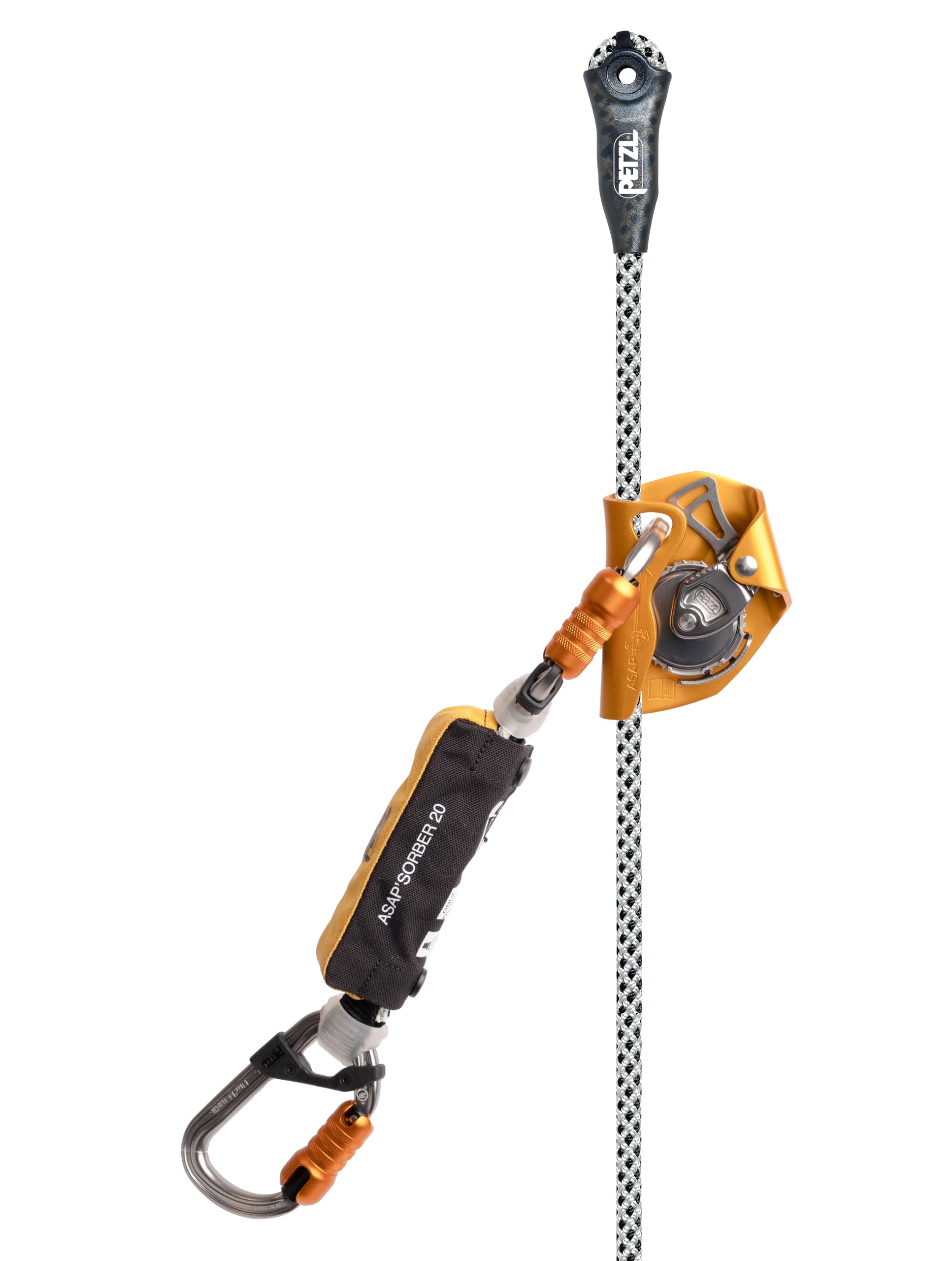 Petzl ASAP fall arrest system kits. (ASAP'SORBER 20, ASAP)