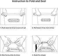 Vista 8 de Piscifun Bolsa seca, mochila flotante impermeable 10L/20L/30L/40L con funda impermeable para teléfono para navegación, kayak, pesca