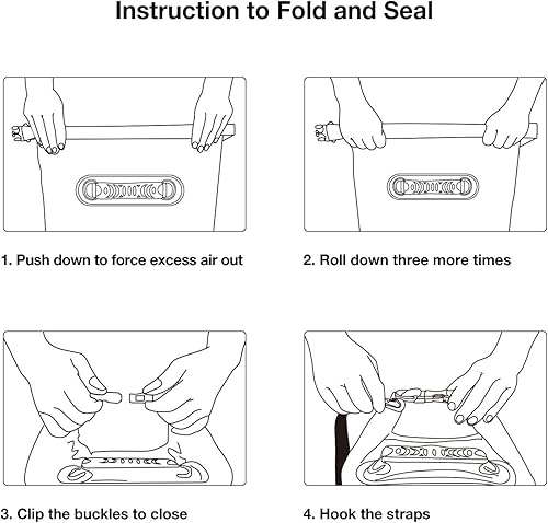 Miniatura 8 de Piscifun - Mochila seca flotante e impermeable, 510203040 L, con funda impermeable para teléfono, para kayak, canotaje, surf, rafting y pesca
