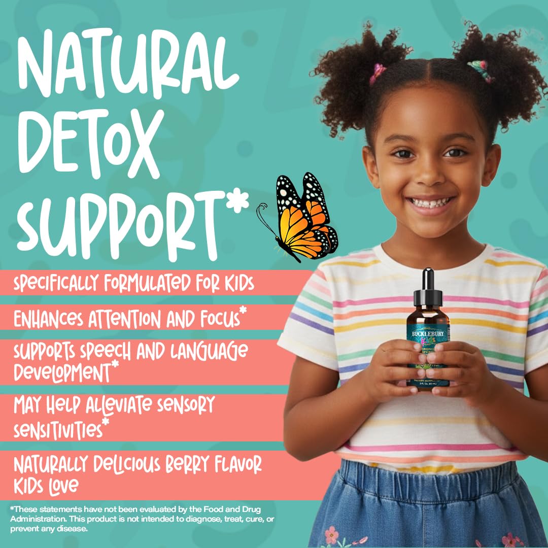 BUCKLEBURY Liquid Zeolite Detox for Kids with Probiotics - Sugar Free Natural Berry Flavour Probiotics for Kids - Zeolite Heavy Metal Detox and Immune Support - 2 Fl Oz — Amazon image 4