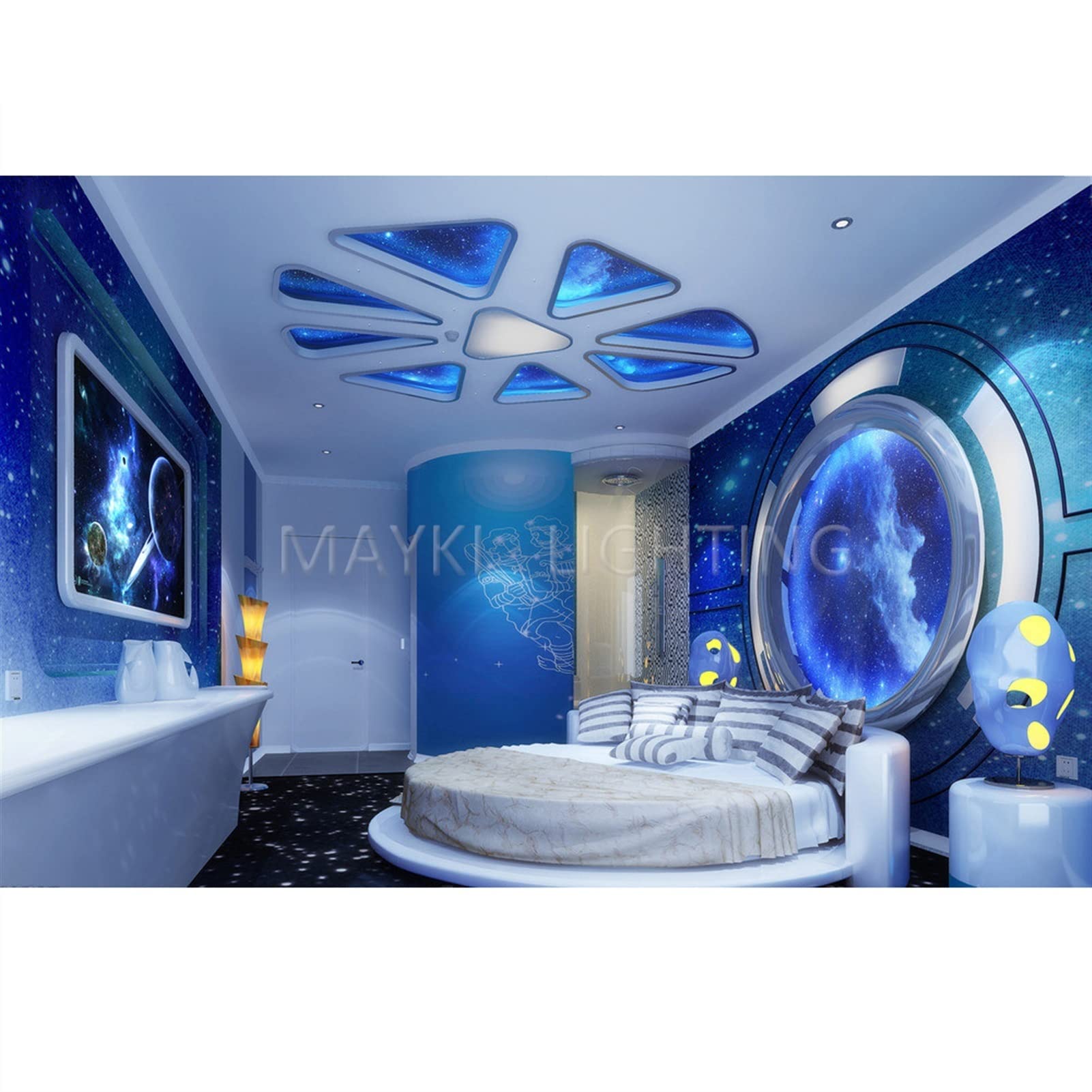 Starlights do Samochodu PROWADZONY Źródło światła 28key. Rf. Zdalny sterownik 6. 0W RGBW LED Silnik światłowodowy dla majsterkowanie Oświetlenie Basen Star