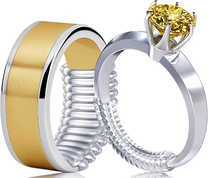 TECEUM Ring Size Adjuster for Loose Rings, 1.5-6mm Band Width | All-in-One Kit, Set of 12 Spiral Guards, Invisible Spacers, Fits Thin to Wide Bands
