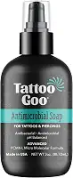 Tattoo Goo Sabonete De Limpeza Profunda, Cuidados Posteriores Desinfetantes Para Tatuagens E Piercings - Azeite Hidratante, Sem Álcool E Sem Fragrâncias - 3 Onças
