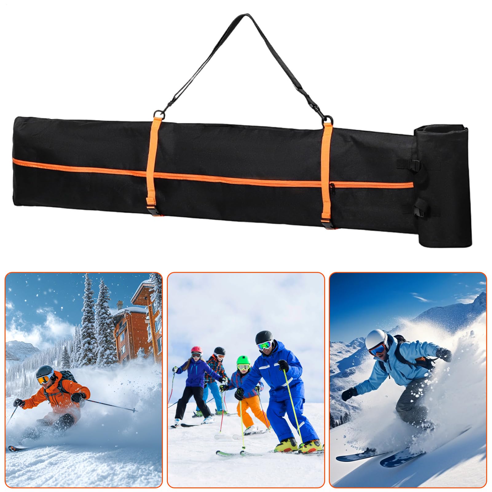 Bolsa de viaje para snowboard, impermeable, resistente al desgarro