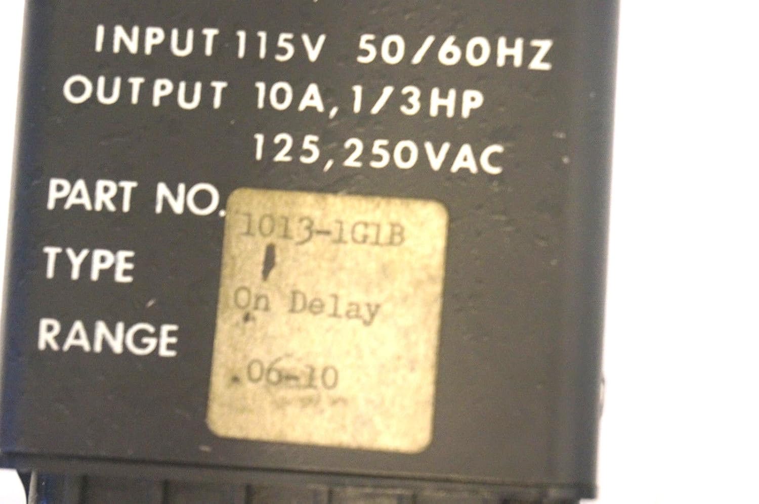 115 Volts 50/60 Hertz On Delay Solid State Timer, Nib