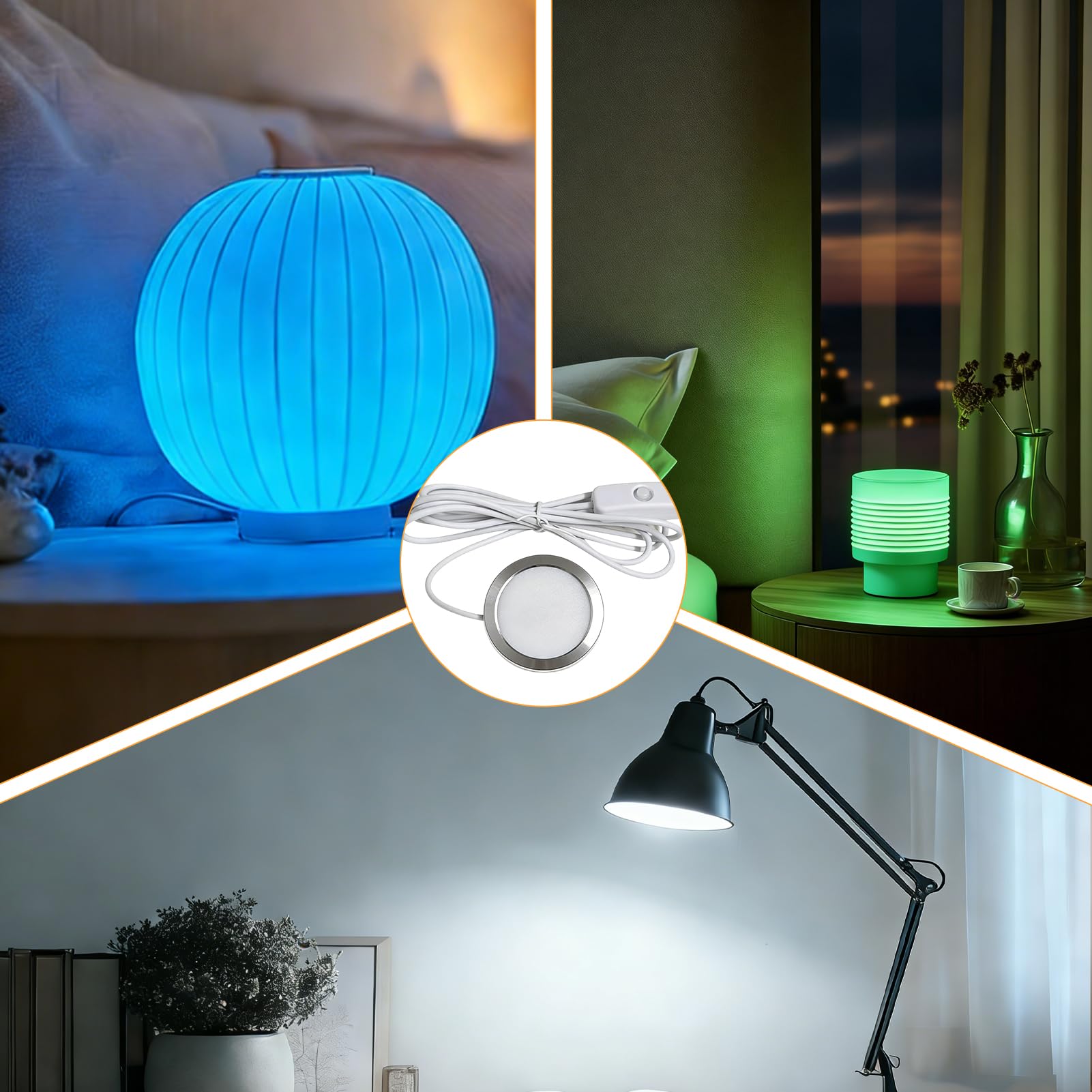 Zestaw lamp LED do akcesoriów 3D, zestaw lamp LED do drukarki 3D, lampka nocna zastępcza dla Bambu Lab A1/A1mini/P1S/P1P/X1C, akcesoria do drukarki 3D, zestawy lamp LED do kreatywnego DIY, światło RGB
