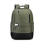 Skybags Nero 15 Inch Compatible Anti-Theft Laptop Backpack 20L | 3 Compartments with Side Bottle Pocket | Padded Backpanel | Trolley Sleeve | Office & Travel Backpack for Men & Women (Olive Green)