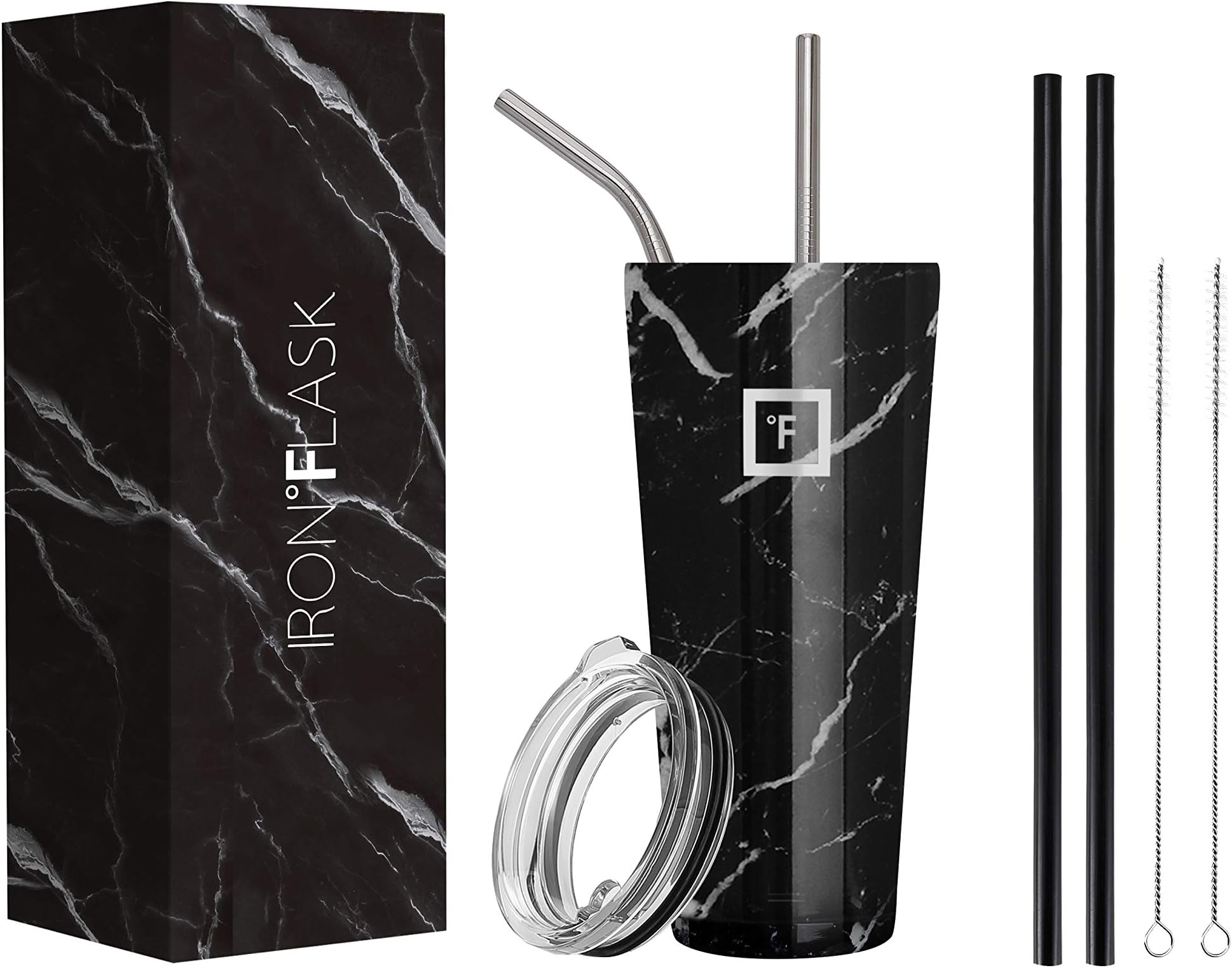 IRON °FLASK Classic Tumbler - 945 ml, Vacuum Insulated Stainless Steel, Hot Cold, Double Walled, Thermo Travel Mug, Water Metal Canteen