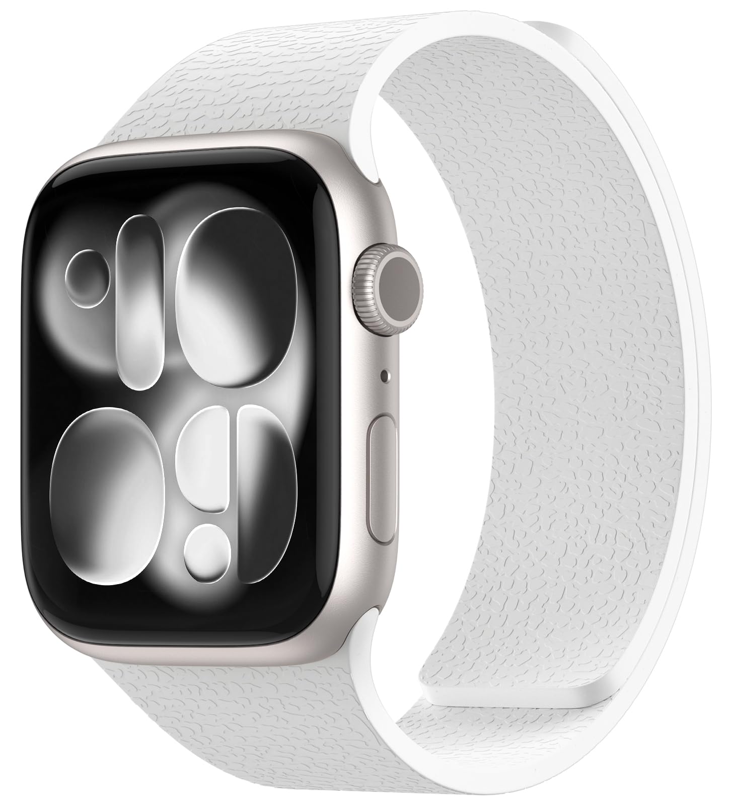 Nereides Compatible with Apple Watch Straps 42mm 41mm 40mm 38mm, Soft Magnetic Silicone Replacement Band for iWatch Series 11 10 9 8 7 6 5 4 SE SE2 SE3 3 2 1 (Black+Orange) — view 9