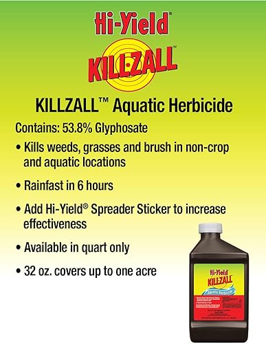 Miniatura 2 de Hi-Yield (33700) Herbicida acuático Killzall (32 oz)