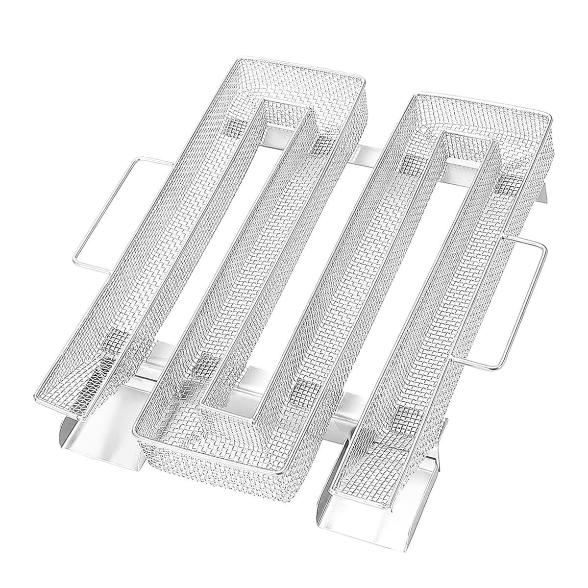 Generatore di Fumo Freddo a Forma di M con Maniglia Fino a 12 Ore, generatore di Fumo Freddo in Acciaio Inossidabile per Griglie, Barbecue, Forno per affumicatura Alimentare