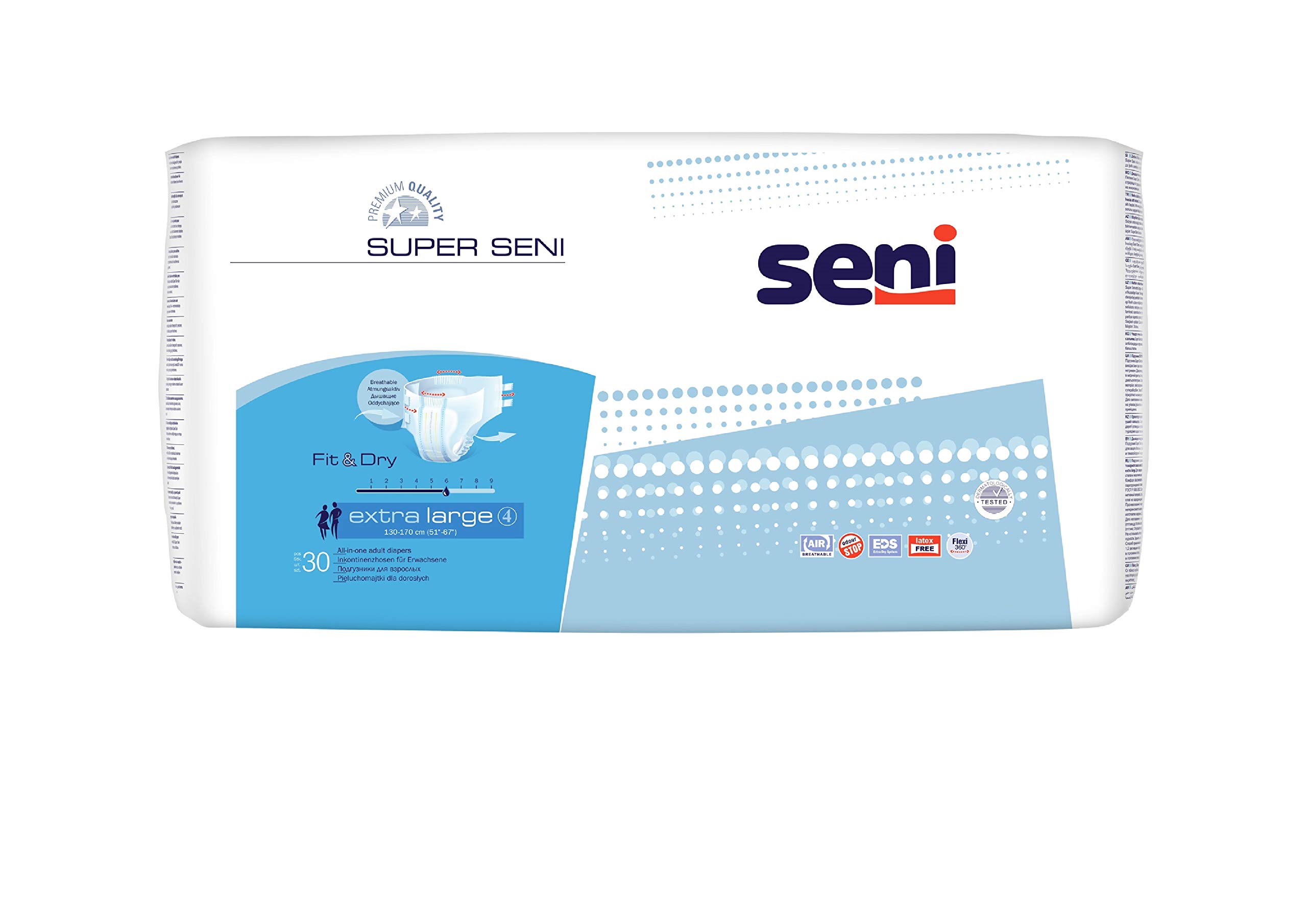 Super Seni extra Large Windelhose (4 x 30 Stück)