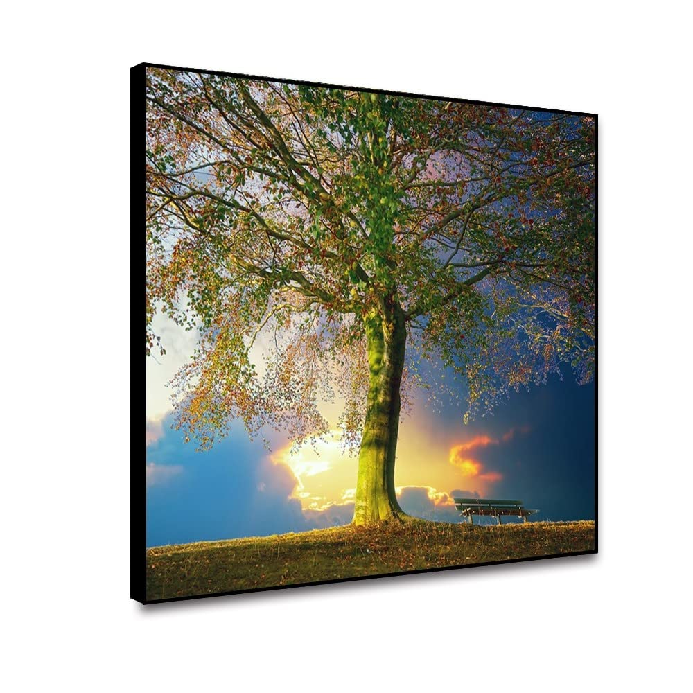 Peinture par Numéro kit Grand Arbre Anti Stress Canevas Strass