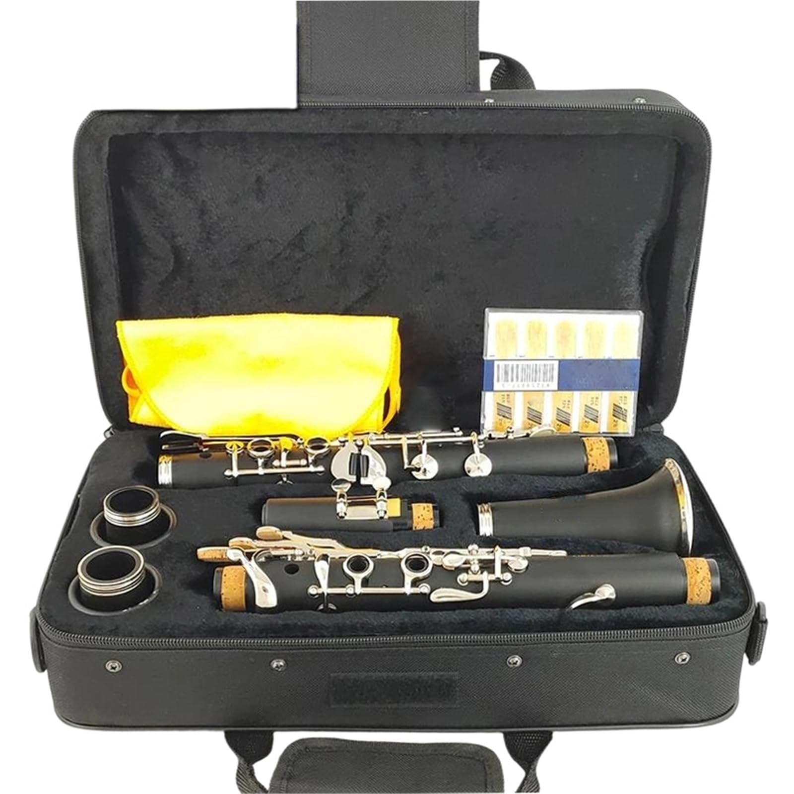 Clarinete Estándar Tono A Goma Dura 18 Teclas Los Amantes De La Música Practican Tocar