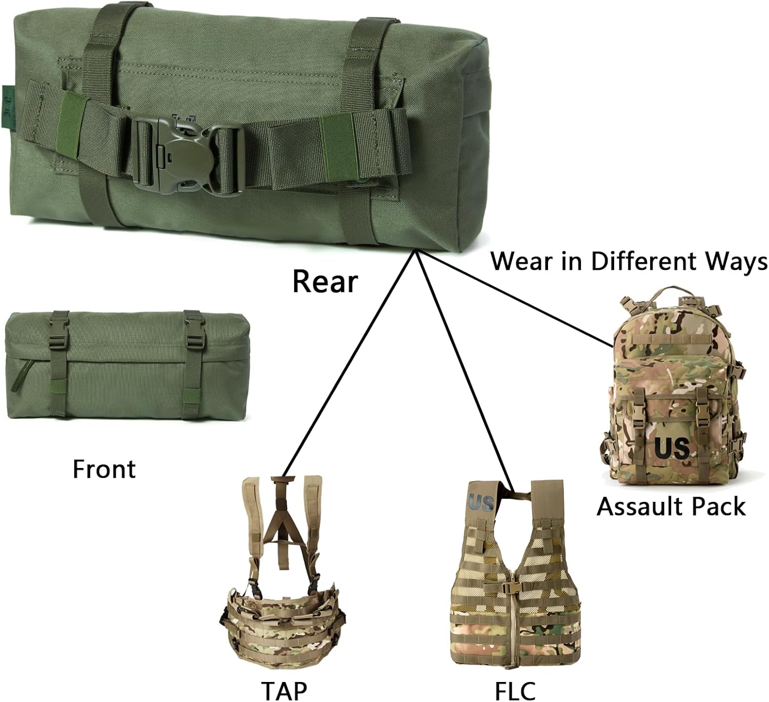 MT Military MOLLE 2 Large Rucksack with Frame, Army Tactical Backpack - Image 6