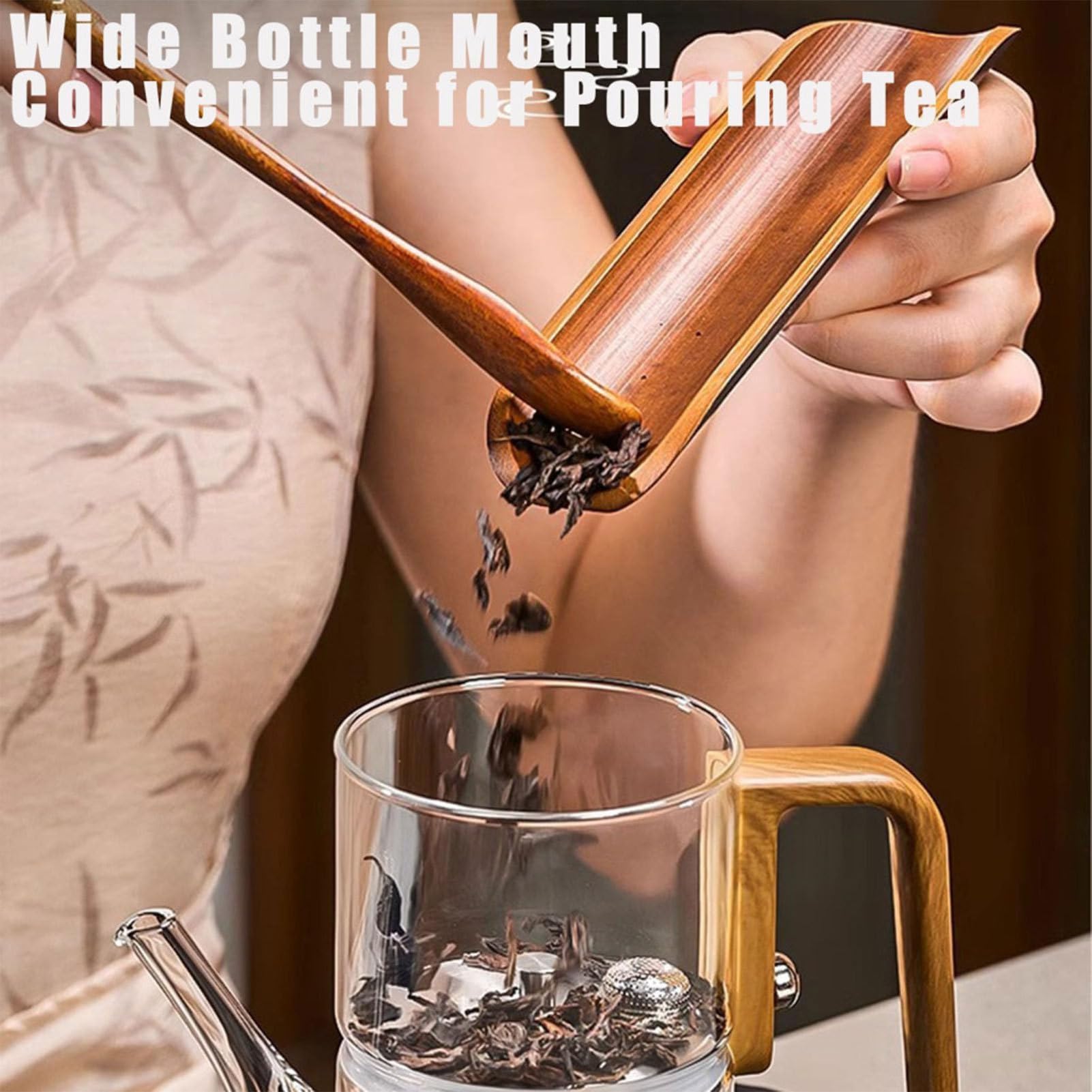Magnetic Tea Pot, Separation Removable Infuser Teapot, Sturdy Glass Tea Pot, High Temperature Resistant, Press Control Teapot, Flower Tea Pot, Loose Tea Teapot, Glass Infuser Teapot, Tea Brewi