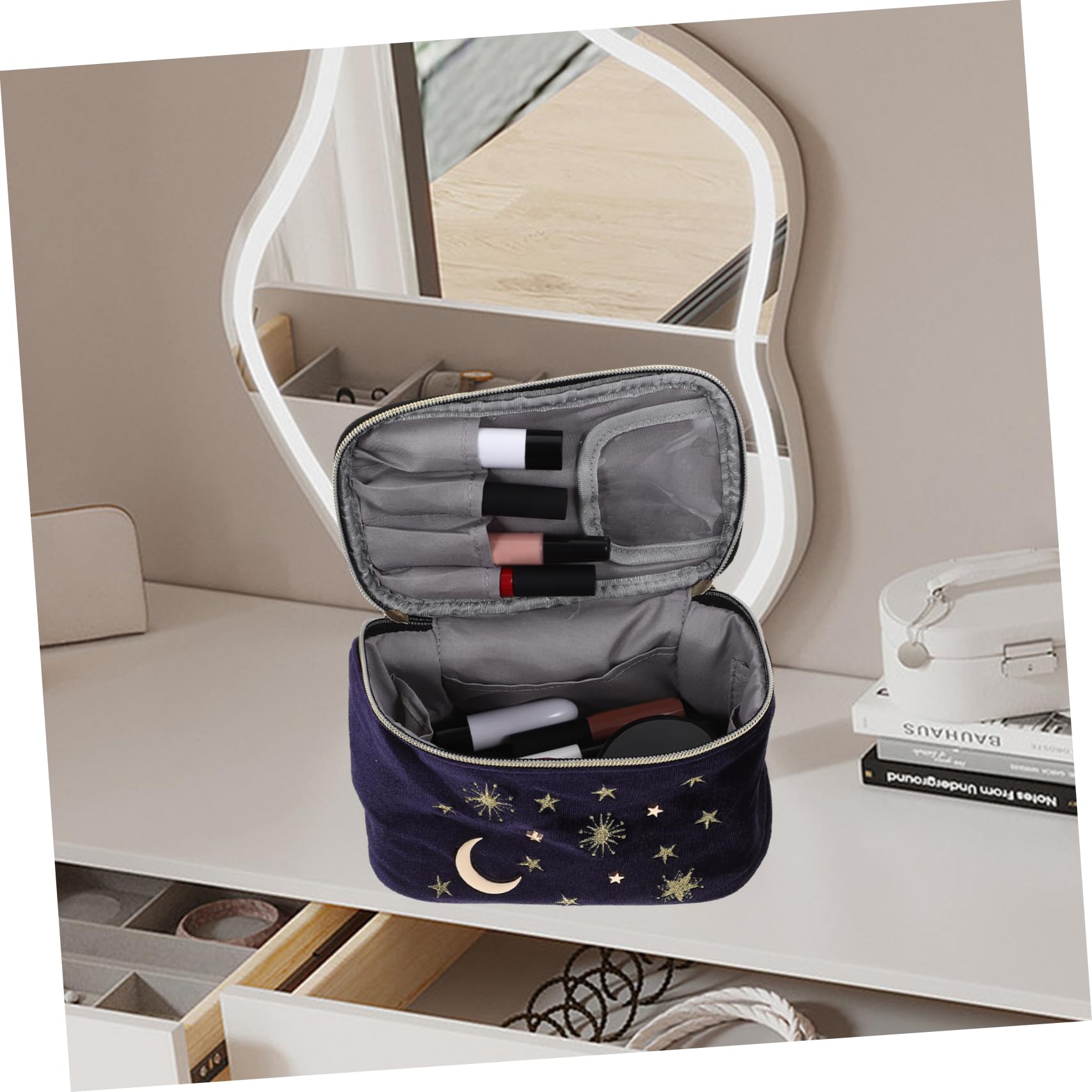 EXCEART Pinta Labios Bolsas De Maquillaje De Viaje Organizador De Maquillaje Portátil Maletín De Maquillaje Neceser para Maquillaje Bolsa De Viaje Objeto Pequeño Viajar Constituir