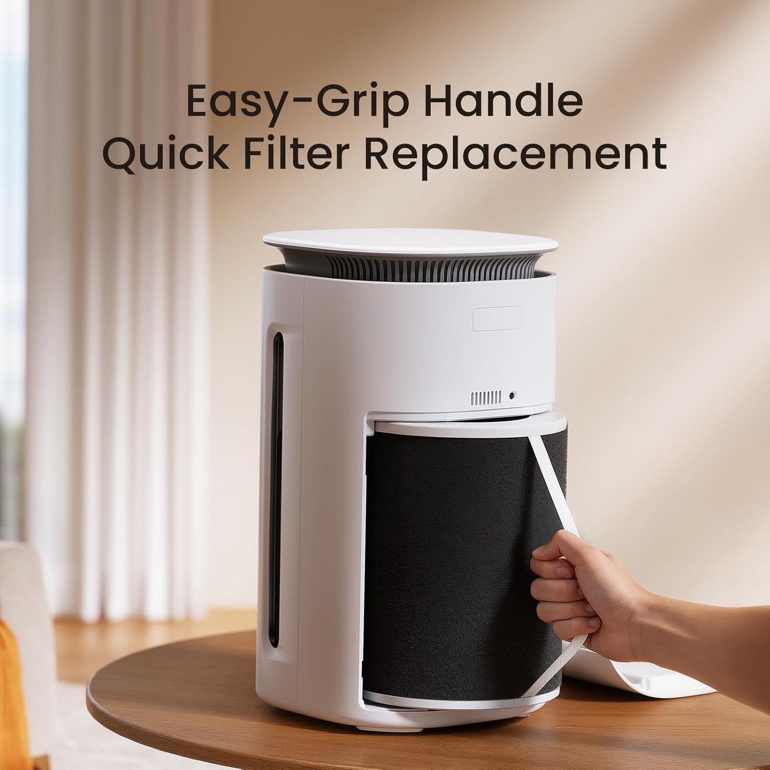 Provirtec AP-12 Air Purifier Replacement Filter, Washable Pre-Filter, Enhanced Activated Carbon, 5-Stage H13 HEPA Filter, 99.97% Filtration Efficiency, Specially Designed for Pets