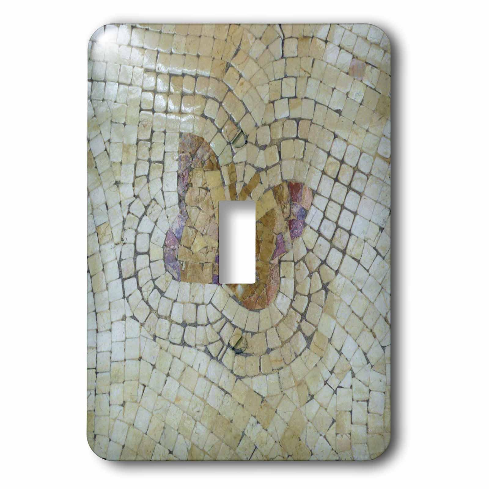 Interrupteur papillon mosaïque multicolore pour salon et chambre