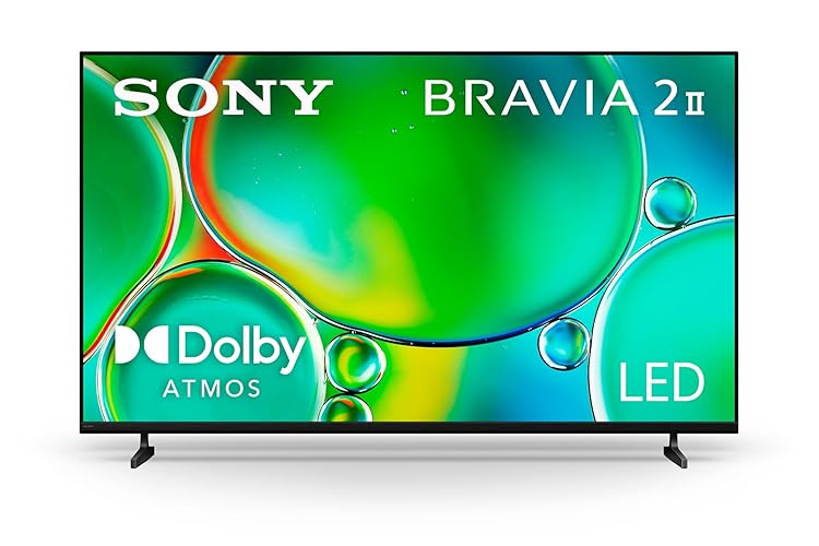 Sony BRAVIA 2 II 65 Inch 4K Ultra HD LED Smart TV with Google TV and Exclusive Features for PlayStation®5 (K-65S20M2), 2025 Model - 65 - TV Only