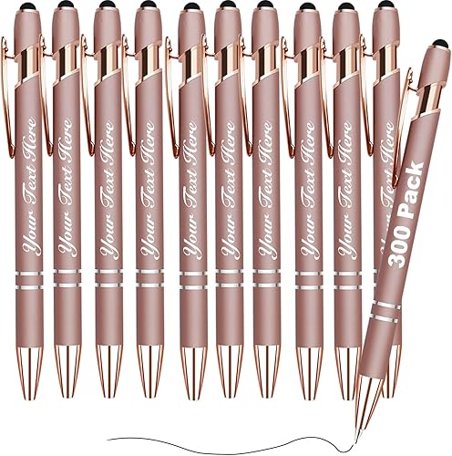 Miniatura 7 de 20 bolígrafos personalizados personalizados con nombre y texto, bolígrafos personalizados con punta de lápiz digital grabado, regalo para mujeres y