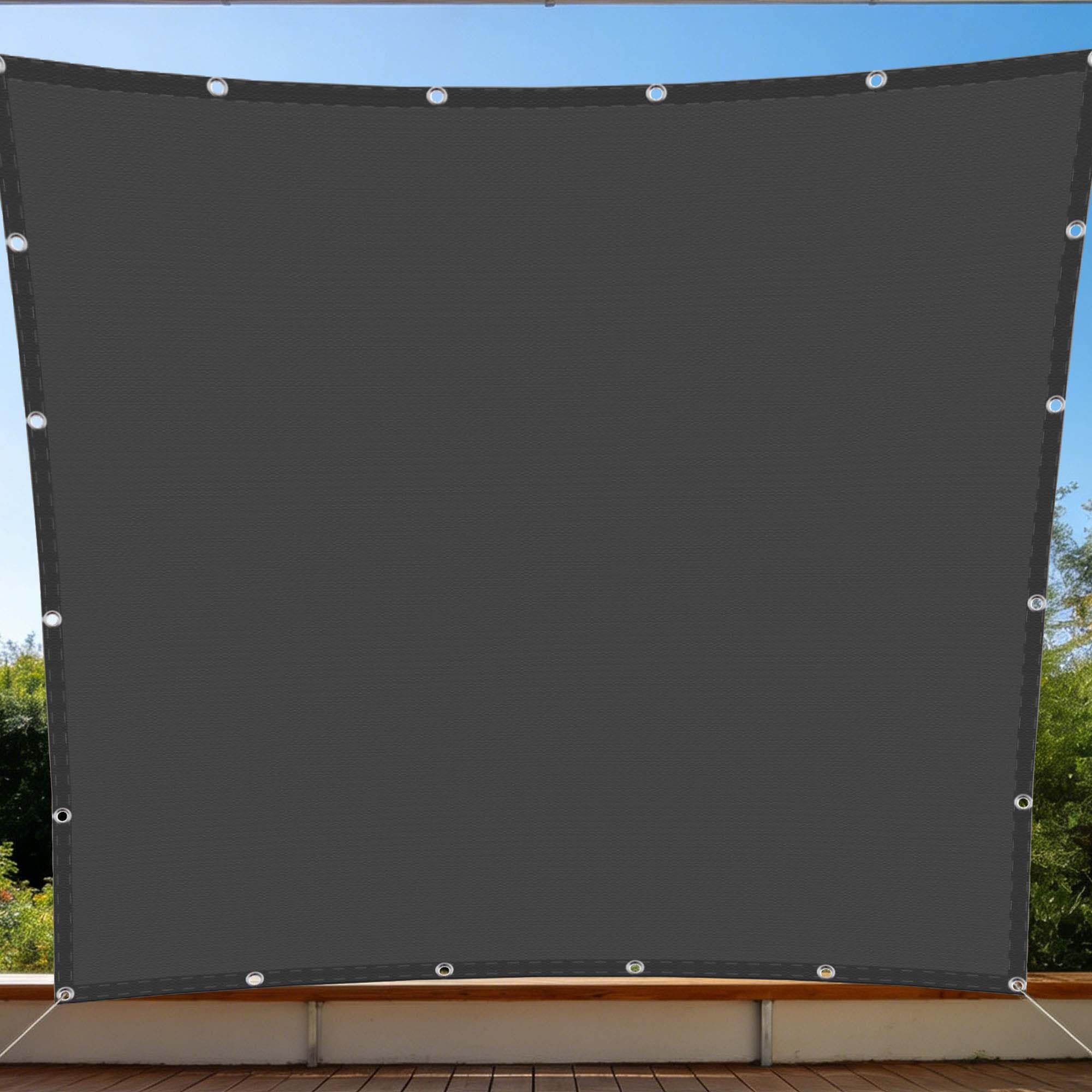 Voile ombrage extérieur imperméable 500x500 cm pour grand patio