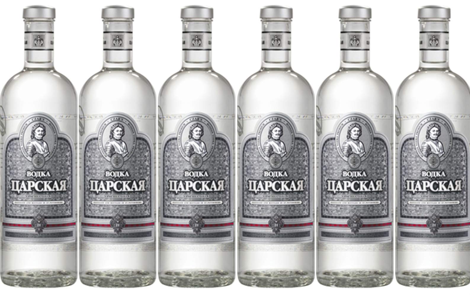 Vodka Ladoga Zarskaja Original 1L SPARSETS russischer Wodka (6)