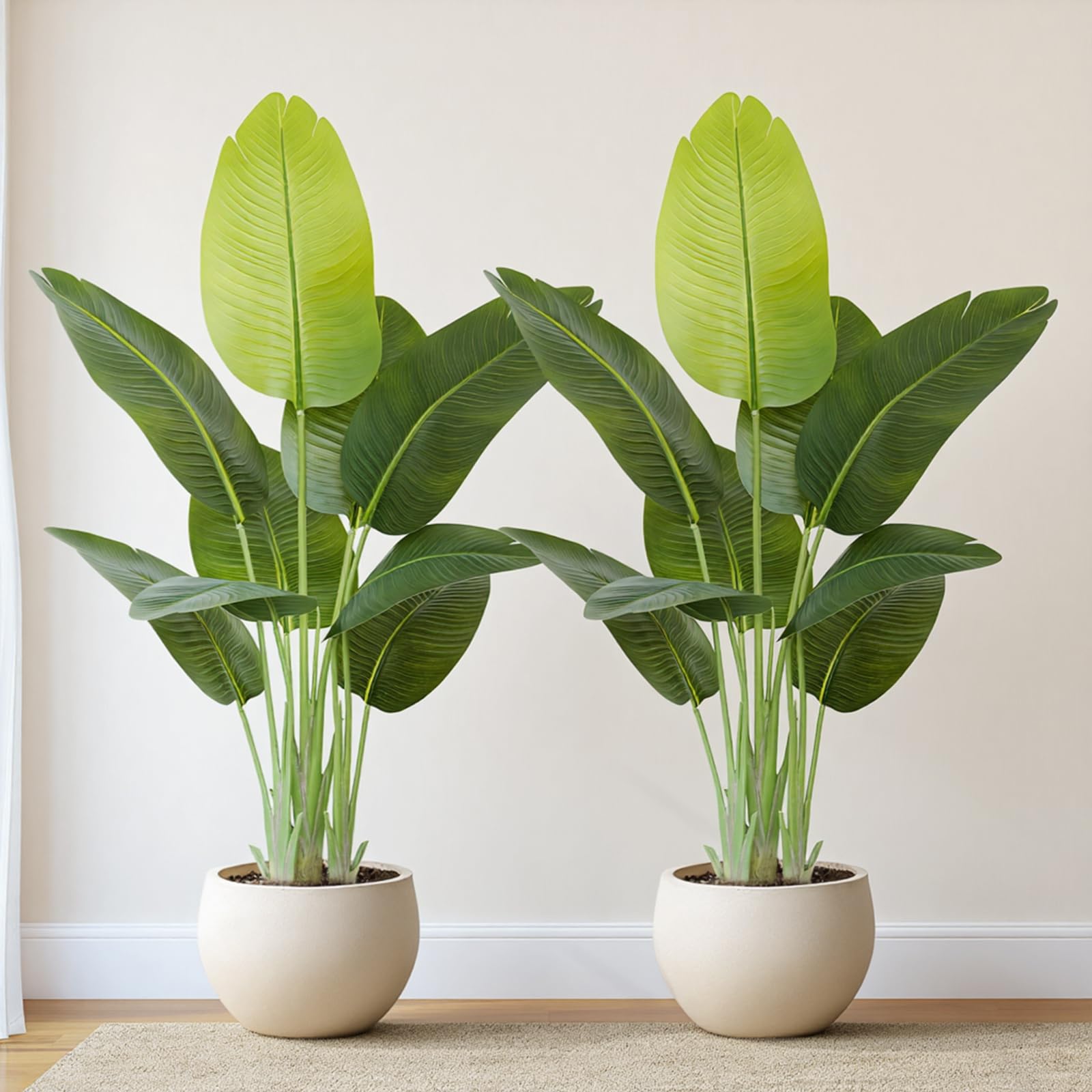 新品・未使用！ALEXIA STAM Josie Banana Leaf Amazon.com: Keeplush Lifelike Bird of Paradise Artificial Plant
