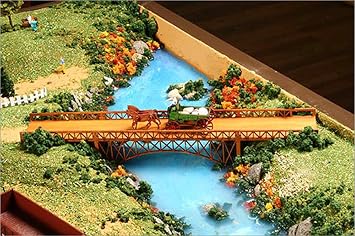 Wooden Desktop Model Kit Western Wagon Set