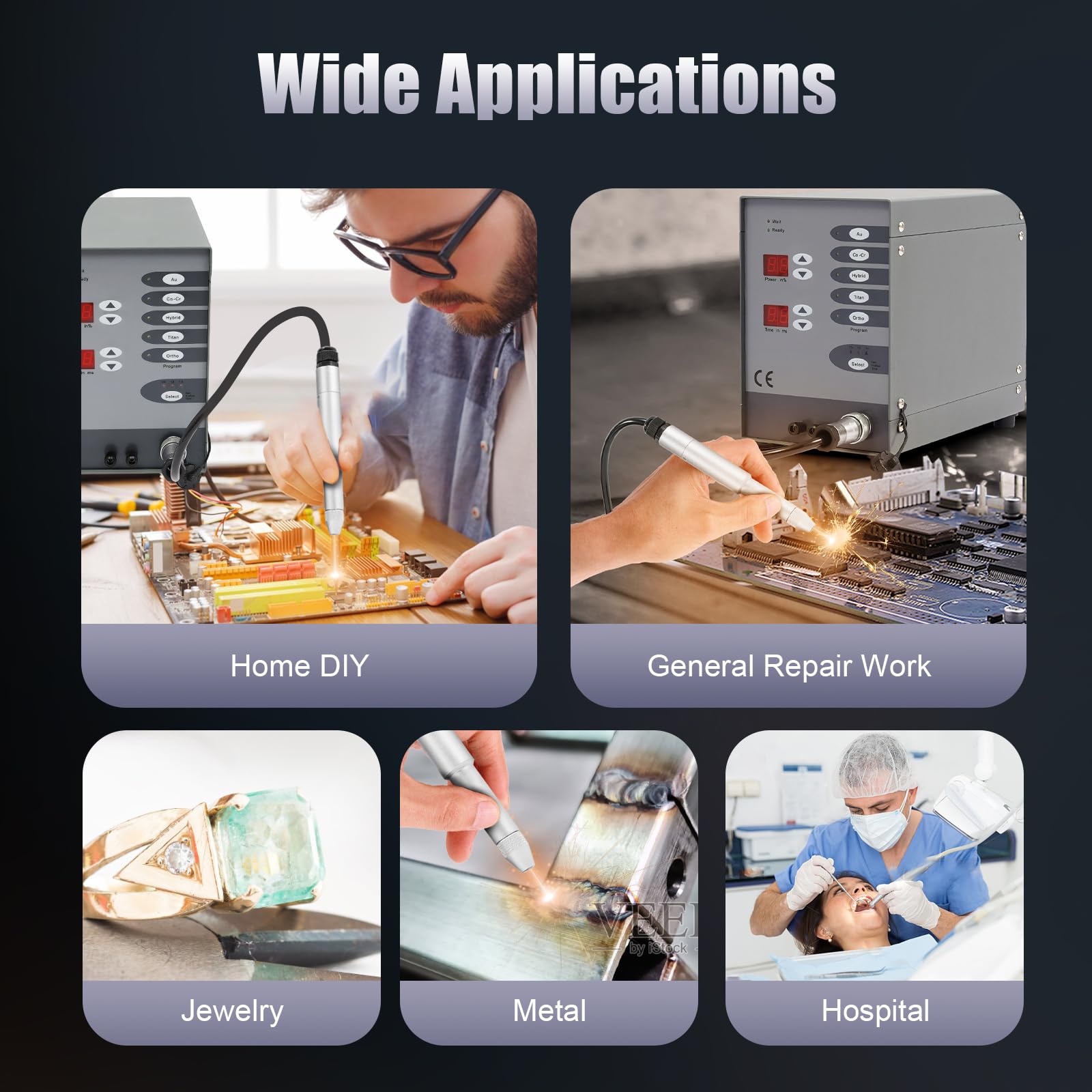 Permanent Jewelry Welder Kit, 100w High-Quality Pulse Argon Arc Welding Machine, Permanent Jewelry Starter Kit for Home DIY Jewelry Repair Tool