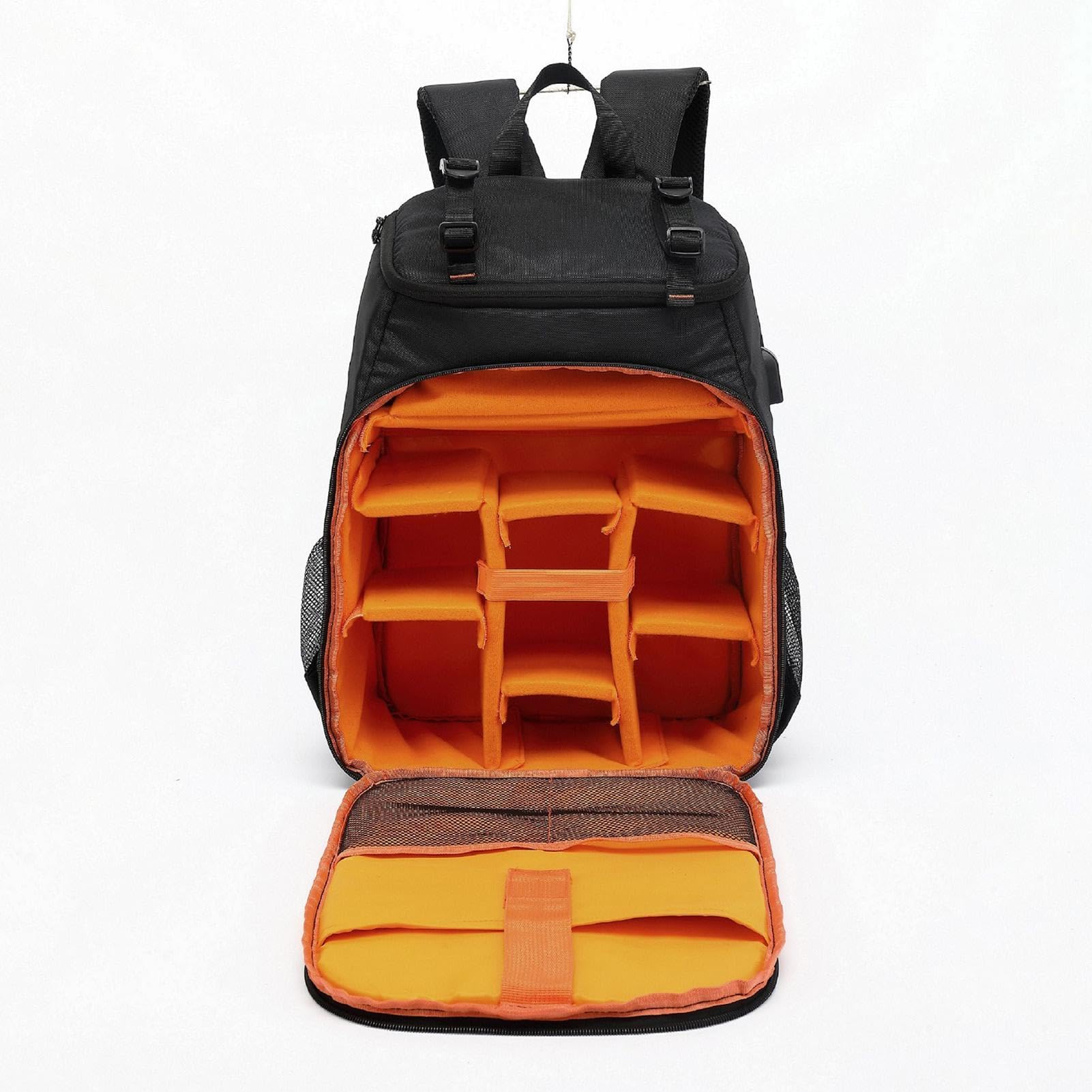 Zaino per Fotocamera Ampia Capacità, Zaino Multifunzionale con Scomparto | Borsa da Viaggio per Computer per Uomo Donna, Outdoor, Escursionismo, Avventura, Lavoro, Scuola