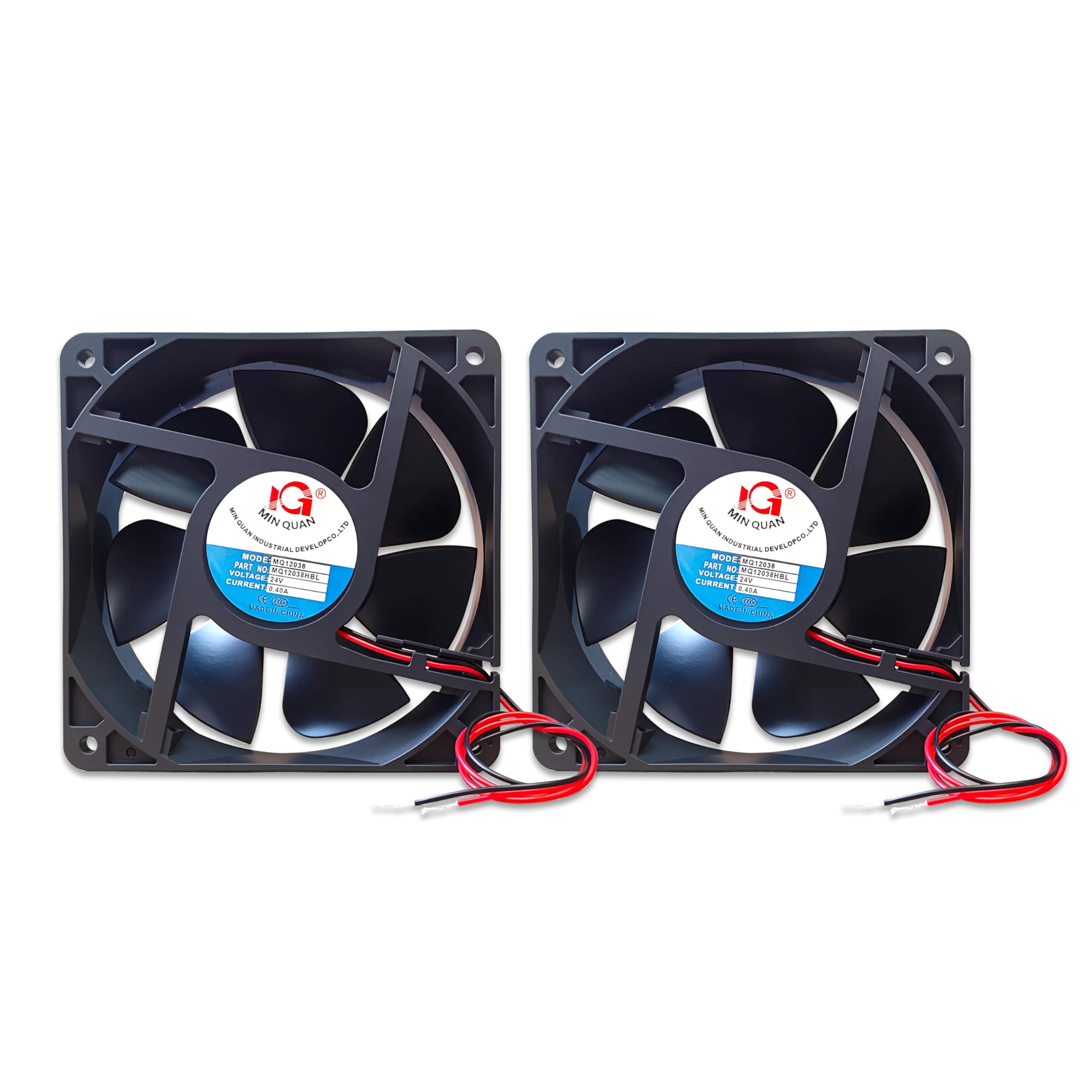 View 1 of ??? 2PC W0301101 W0301112 Evaporator Fan Motor – 24V DC Brushless Compatible with Atosa MGF8401GR, MGF8402, MGF8401 Fan Motor Replacement Refrigeration Units
