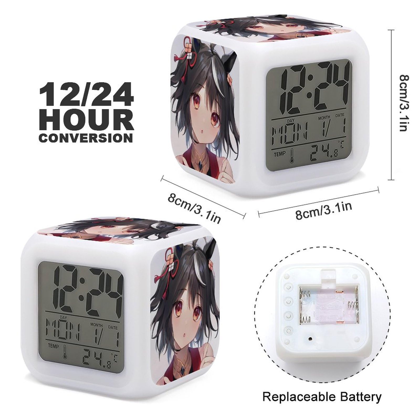 Amazon.co.jp: ウマ娘 プリティーダービー 目覚まし時計 アナログ 大