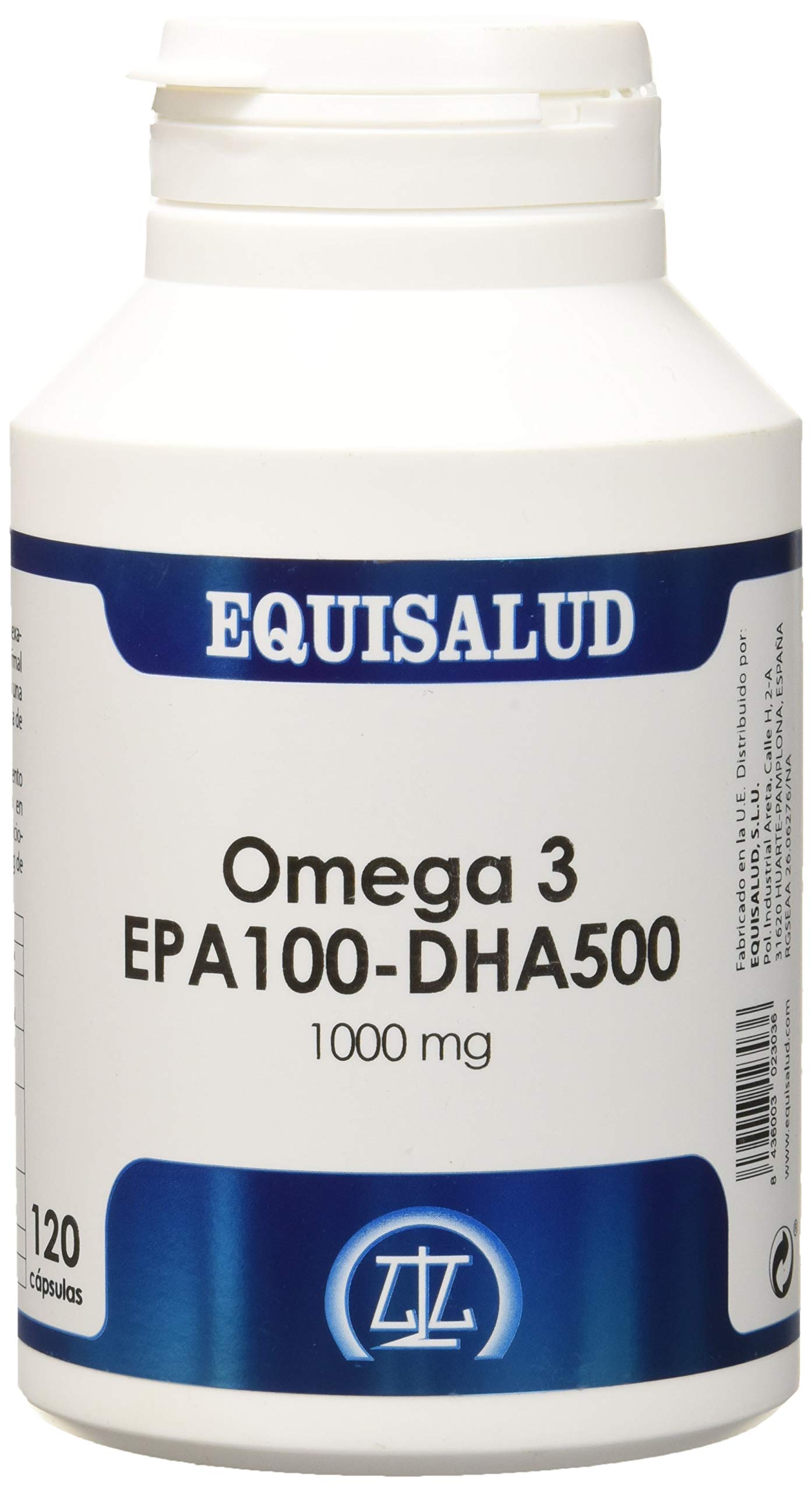 Omega 3 EPA100-DHA500 de Equisalud, 120 perlas