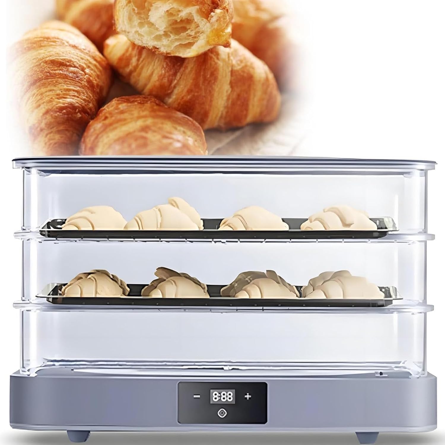 Proofing Box for Home Bread,40l Desktop Electric Fermentation Machine,Temperature Adjustable,Bread Fermentation Box with Humidity Control,for Bread,Pizza,Sourdough,Yogurt,Natto