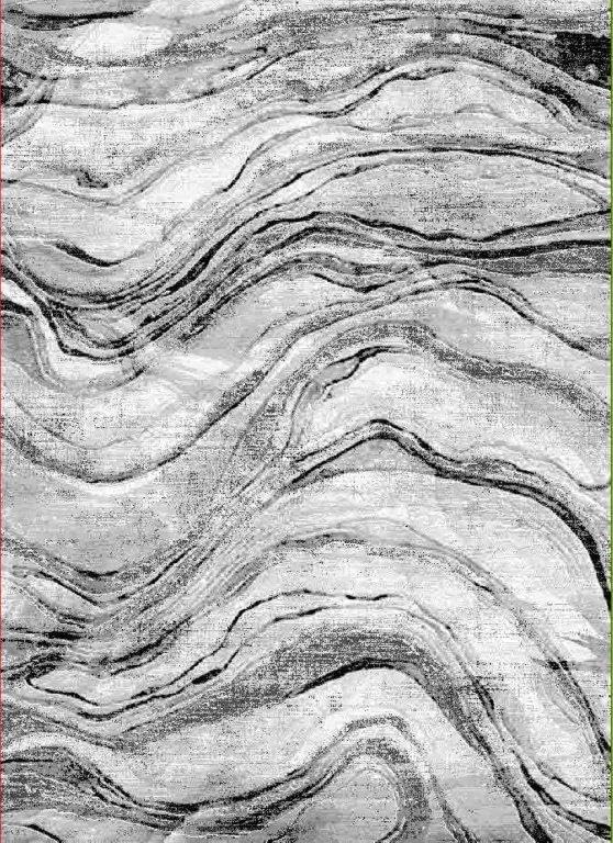 Miniatura 2 de GLORY RUGS Alfombra abstracta moderna de 8 x 10 pulgadas, color negro desteñido, suave, para sala de estar, dormitorio, hogar y oficina