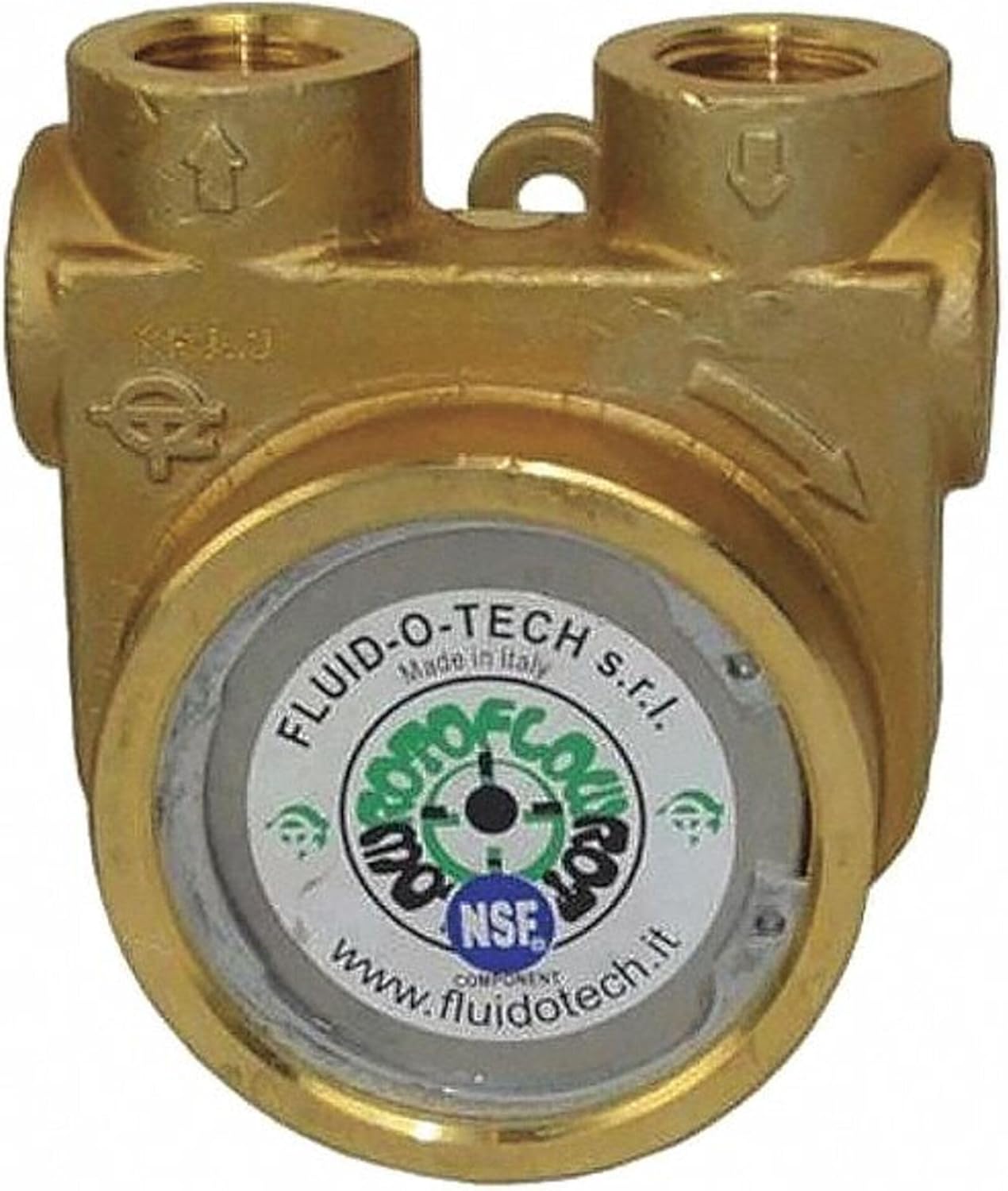 PB0301TNANN0000 - FLUID-O-TECH Rotary Vane Pump: Brass, 90 gph Max. Flow Rate, 240 psi Max. Feet of Head,