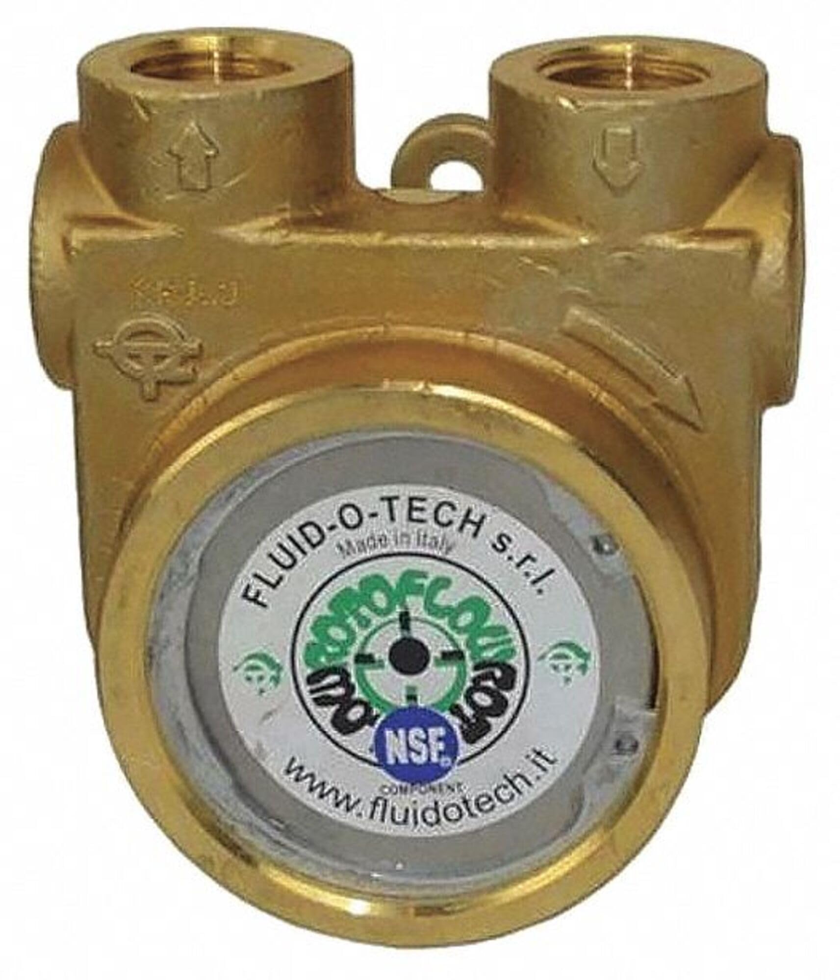 Fluid-O-Tech Rotary Vane Pump Low Lead Brass 1.6 gpm