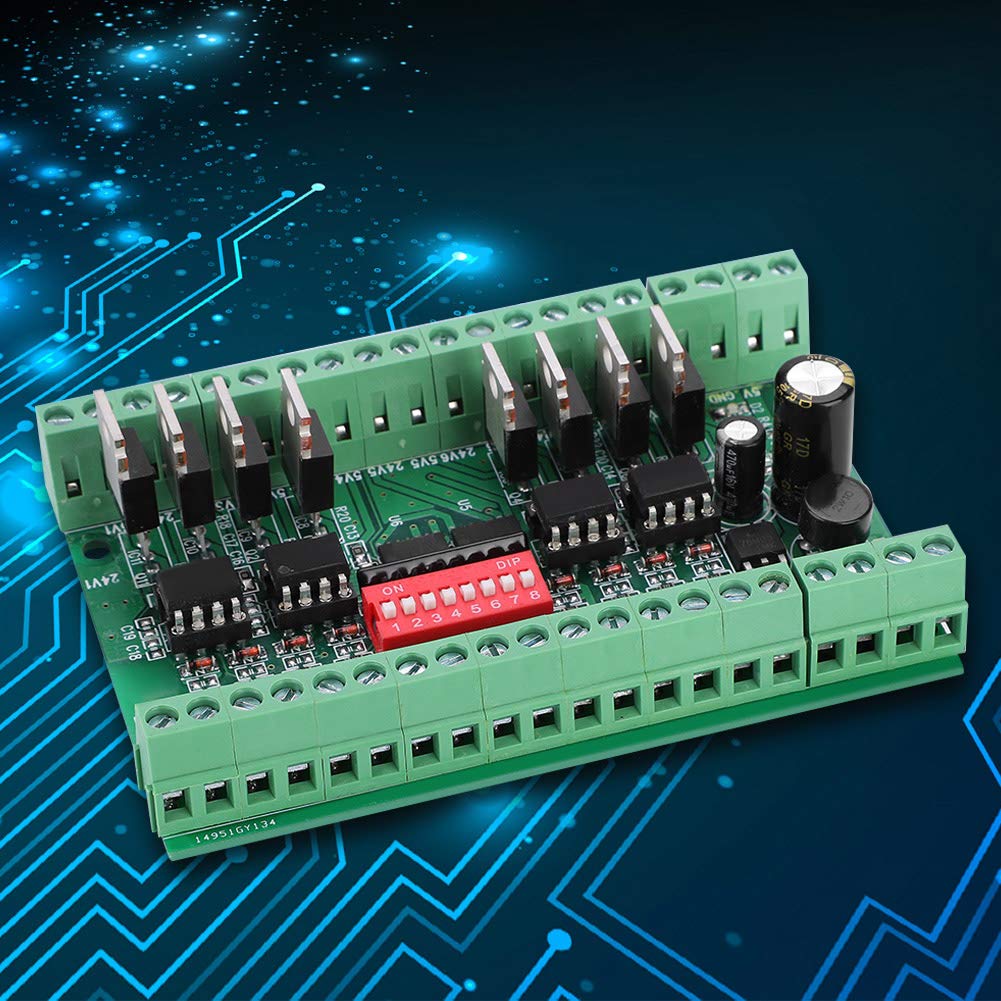 Convertitore Livello 8 Canali NPN PNP a 5V 24V per Segnali Digitali 10MHz Automazione Industriale e PLC