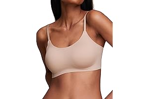 Eby Women's Seamless Wirefree Bralette with Adjustable Straps