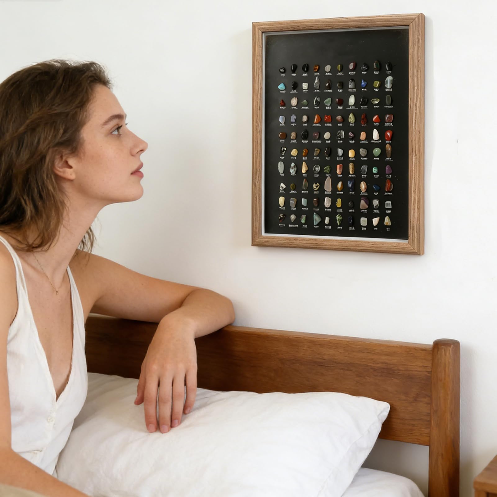 Colección de Kit Decoración Para El Hogar Coleccionable De 100 Piezas | Set de Gemas para Niños Para Niños Adultos Coleccionistas Oficina Sala Dormitorio Estudio