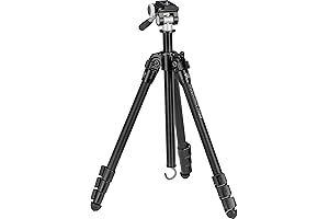 Optics Mountain Pass Tripod Kit: Aluminum Tripod & Vortex High Country 2 Tripod Head