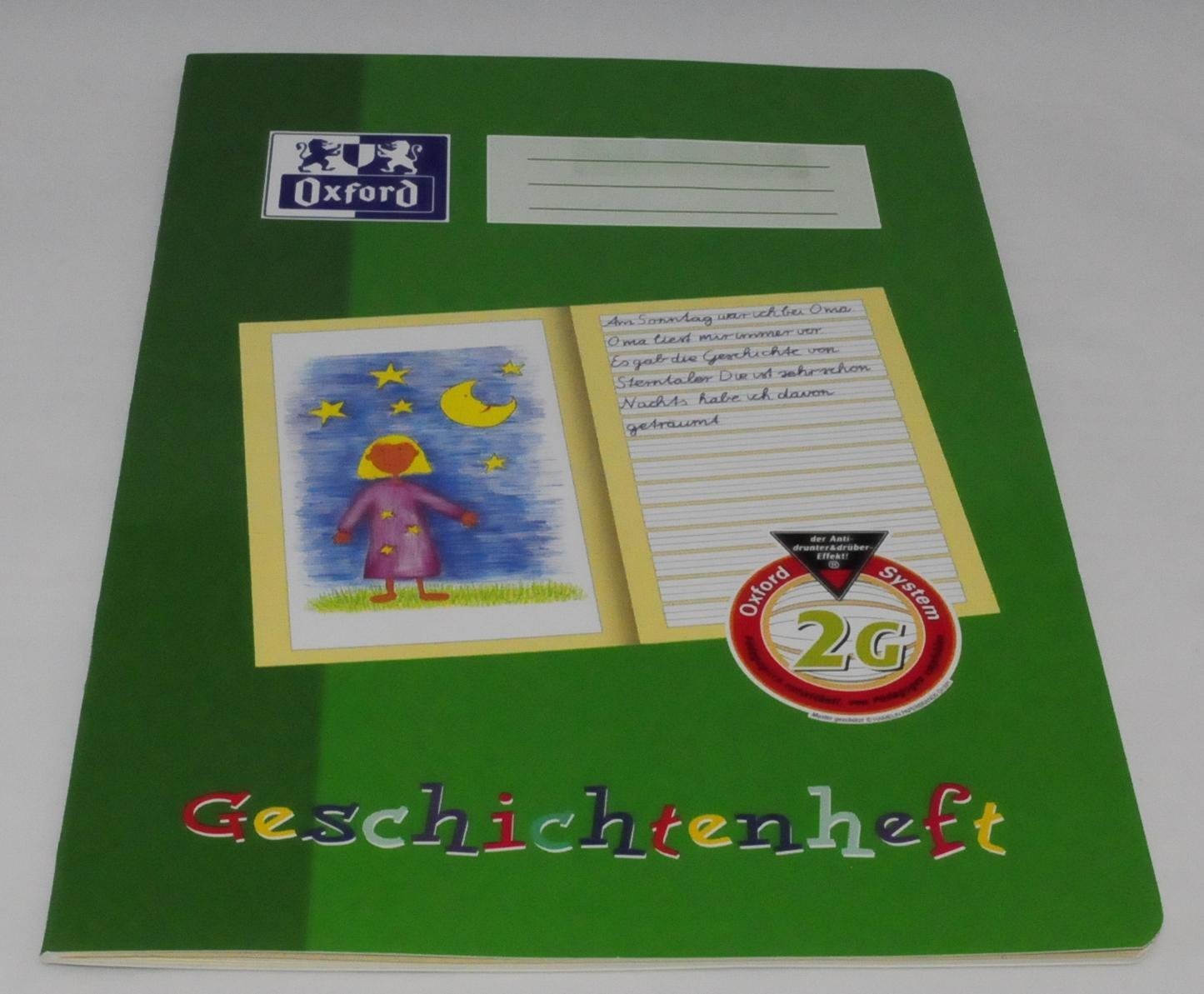 Oxford 100050092 Story Pad/A4/2G, 16, Sturdy, Cleanable Cover