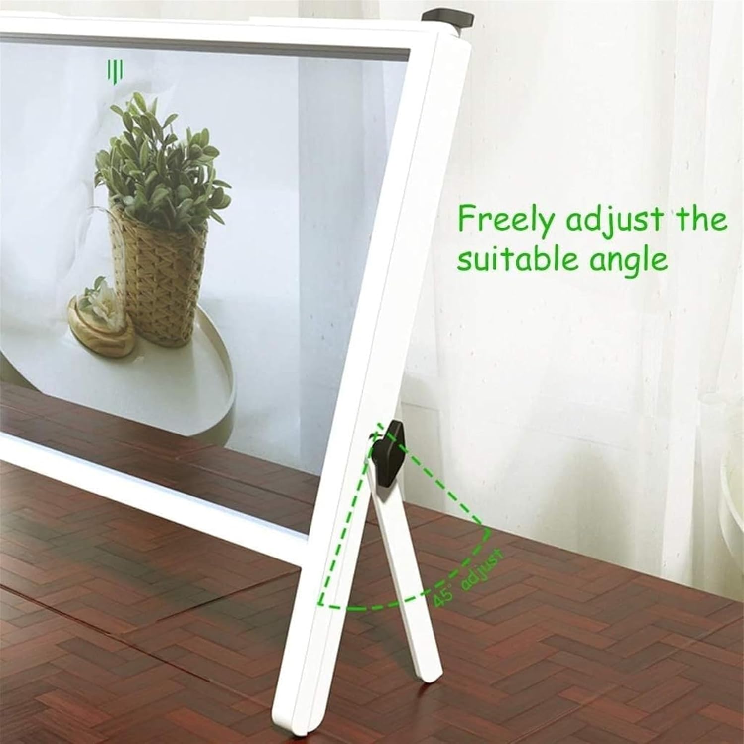 MDybf Laptop Screen Magnifier, Anti Blue Light Laptop Screen Protector Holder, 3D Ultra-Clear Blu-Ray Magnifying Lens Foldable