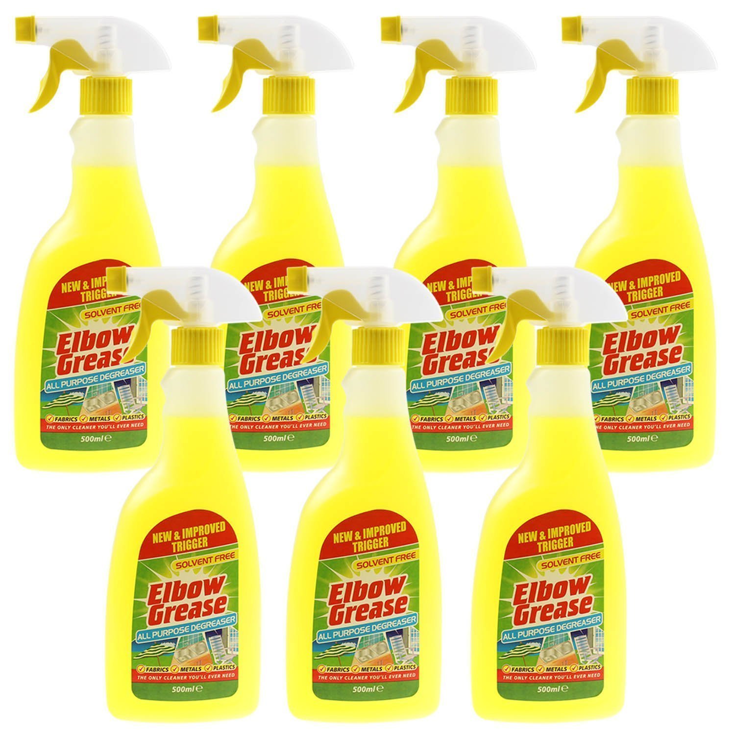 7 X Elbow Greese 500ml All Purpose De-Greaser